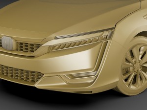 honda clarity fuel cell 2017 Modèle 3D