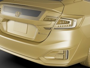 honda clarity fuel cell 2017 Modèle 3D