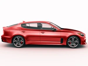 kia stinger gt 2017 3D Model