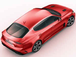 kia stinger gt 2017 Modèle 3D