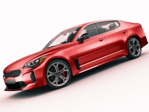 kia stinger gt 2017 Modèle 3D