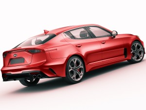 kia stinger gt 2017 Modèle 3D