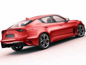 kia stinger gt 2017 3D Model