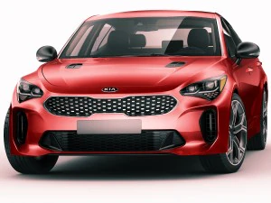 kia stinger gt 2017 3D Model