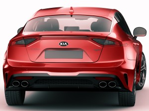 kia stinger gt 2017 Modèle 3D