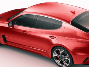 kia stinger gt 2017 Modèle 3D