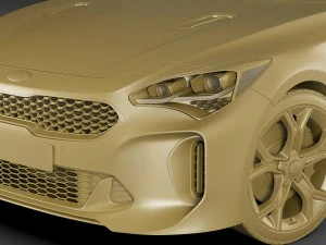 kia stinger gt 2017 3D Model