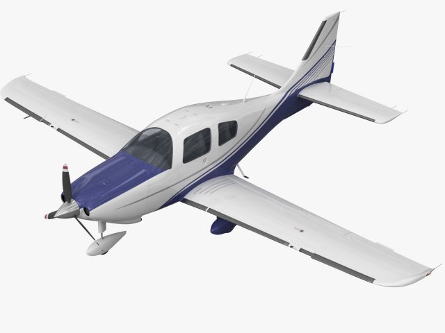 cessna ttx 400 3D मॉडल .c4d .max .obj .3ds .fbx .stl .blend 
