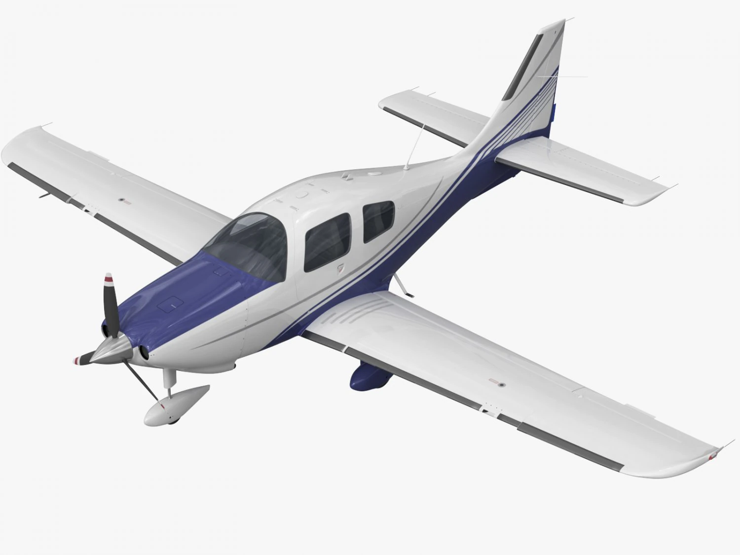 cessna ttx 400 3D Model .c4d .max .obj .3ds .fbx .stl .blend 