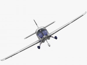 cessna ttx 400 3D मॉडल