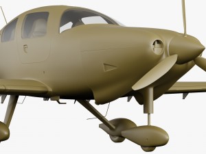 cessna ttx 400 3D मॉडल