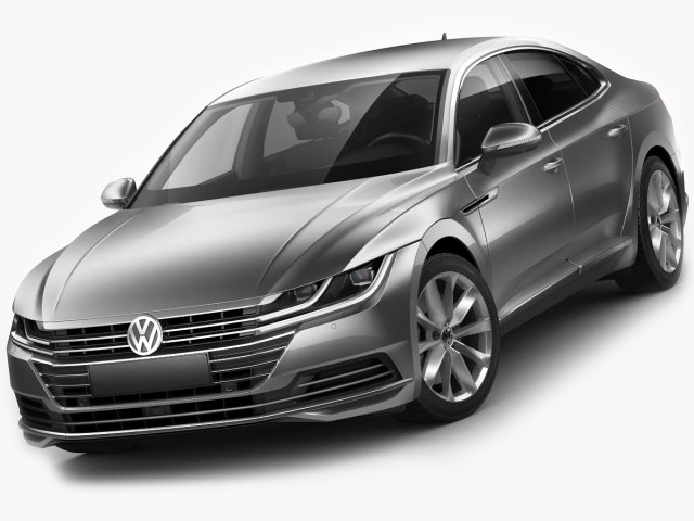 vw arteon 2018 Modelo 3D .c4d .max .obj .3ds .fbx .stl .blend 
