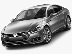 vw arteon 2018 3D Модель
