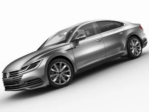 vw arteon 2018 3D Model
