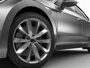 vw arteon 2018 Modelo 3D