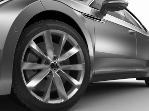 vw arteon 2018 3D Model