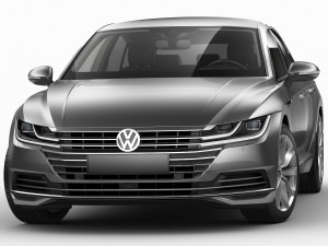 vw arteon 2018 Modelo 3D