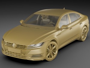 vw arteon 2018 Modelo 3D