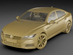 vw arteon 2018 3D Model