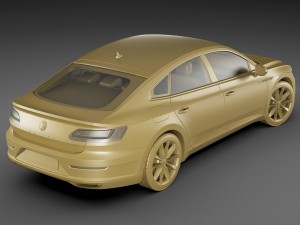vw arteon 2018 Modelo 3D
