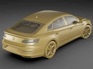 vw arteon 2018 3D Model