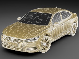 vw arteon 2018 Modelo 3D