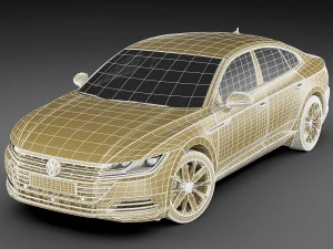 vw arteon 2018 3D Model