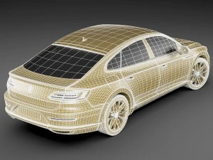 vw arteon 2018 3D Model