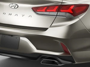 hyundai sonata 2018 3D Model