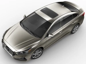 hyundai sonata 2018 3D Model