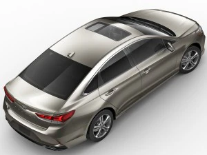 hyundai sonata 2018 3D Model