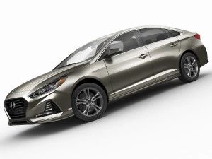 hyundai sonata 2018 3D Model