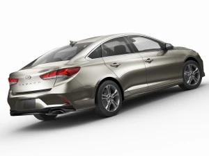 hyundai sonata 2018 3D Model