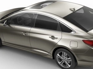 hyundai sonata 2018 3D Model