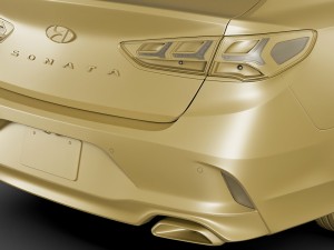 hyundai sonata 2018 3D Modell