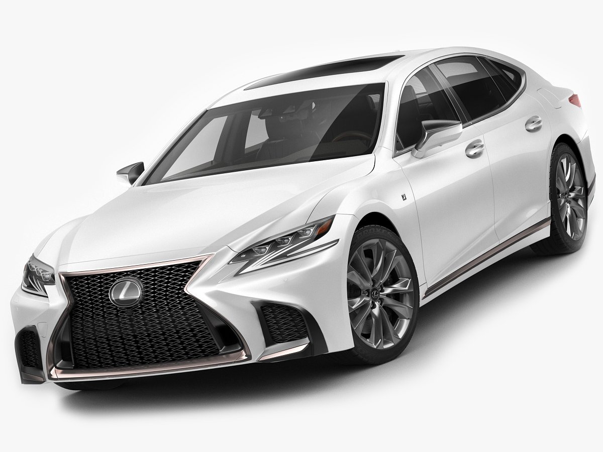 Lexus Ls500 F Sport 2018 3d Model In Sedan 3dexport
