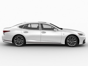 lexus ls500 f-sport 2018 Model 3D