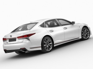 lexus ls500 f-sport 2018 Model 3D