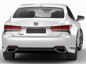 lexus ls500 f-sport 2018 Model 3D