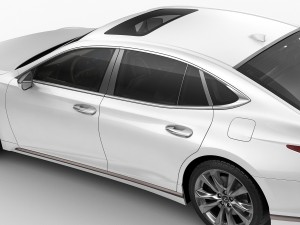 lexus ls500 f-sport 2018 Model 3D