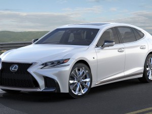 lexus ls500 f-sport 2018 Model 3D