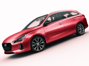 hyundai i30 tourer 2018 3D Модель