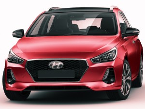 hyundai i30 tourer 2018 3D Модель