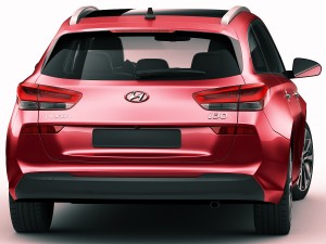 hyundai i30 tourer 2018 3D Модель
