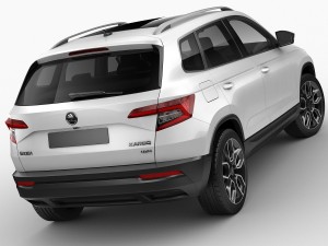 skoda karoq 2018 Modelo 3D