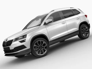 skoda karoq 2018 3D Model