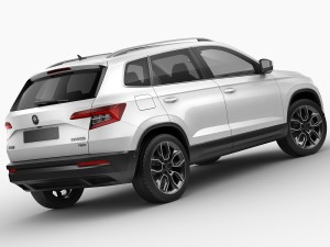 skoda karoq 2018 Modelo 3D