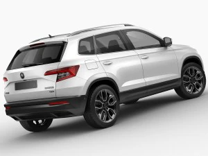skoda karoq 2018 3D Model