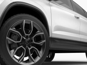 skoda karoq 2018 3D Model