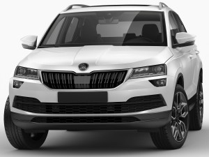 skoda karoq 2018 Modelo 3D